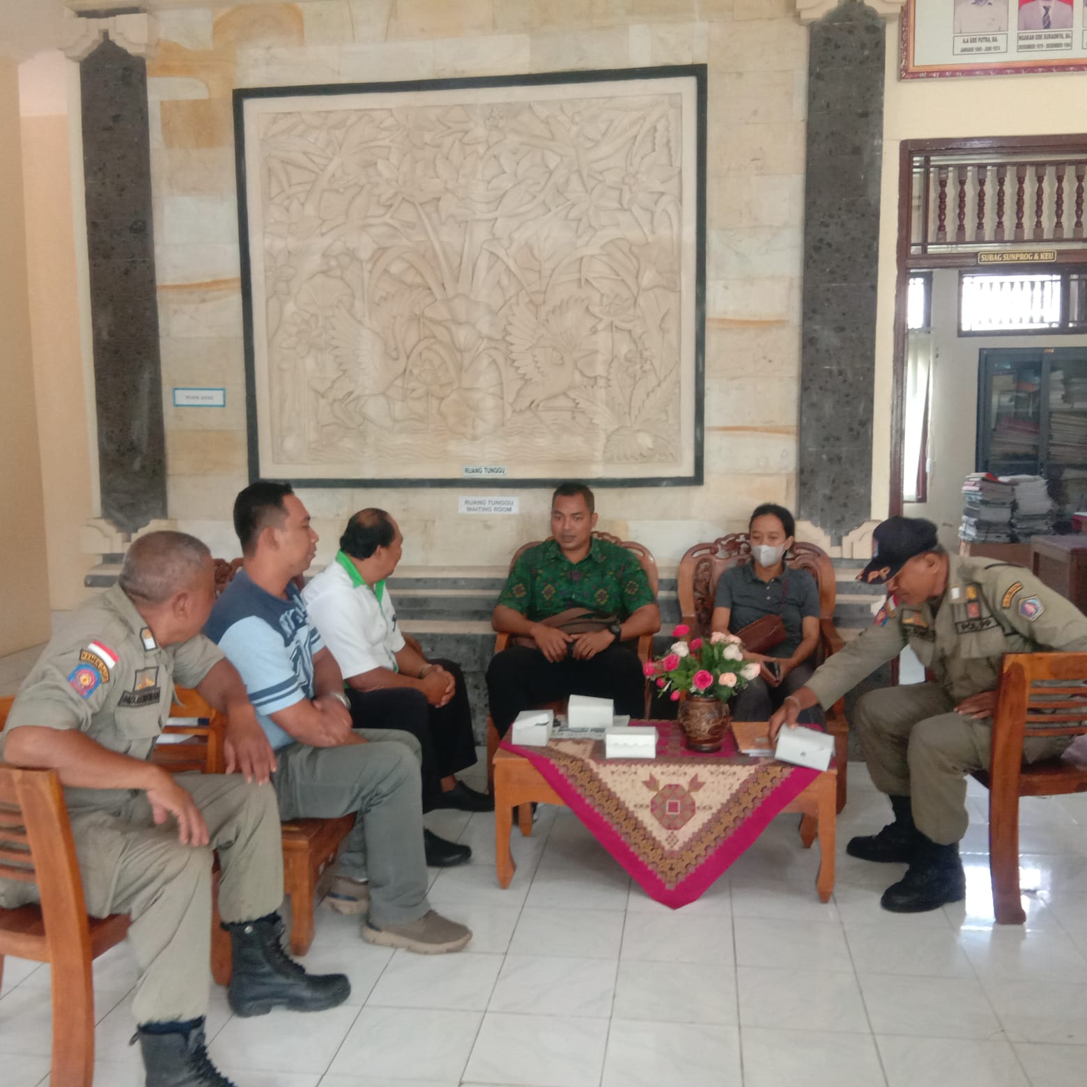 koordinasi terkait Gangguan Keamanan dan Ketertiban umum di kecamatan banjarangkan