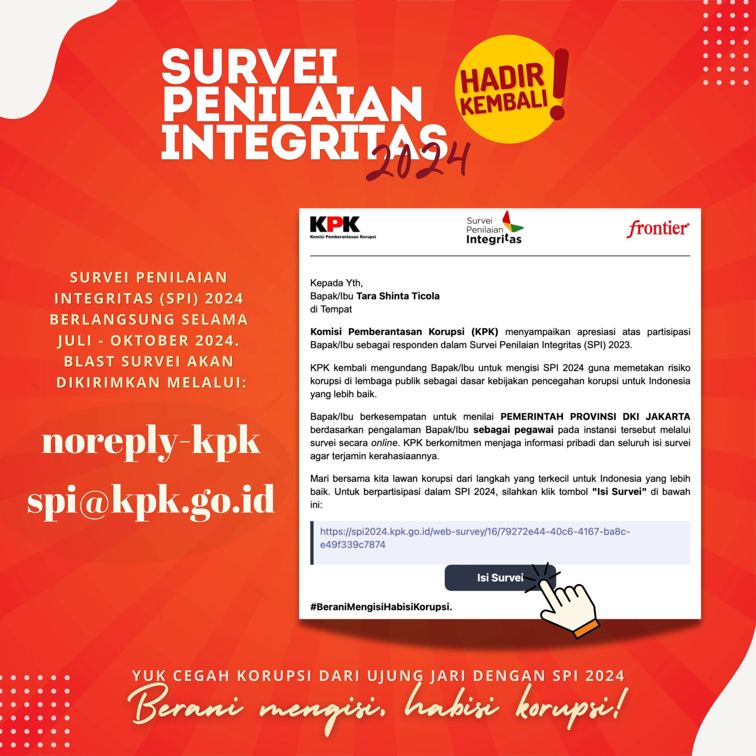 Survei Penilaian Integritas ( SPI ) 2024
