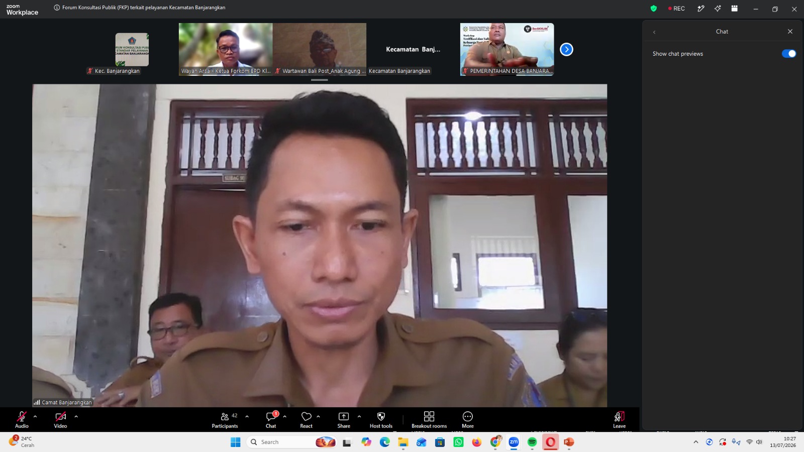FORUM KONSULTASI PUBLIK ( FKP ) 2026 KECAMATAN BANJARANGKAN