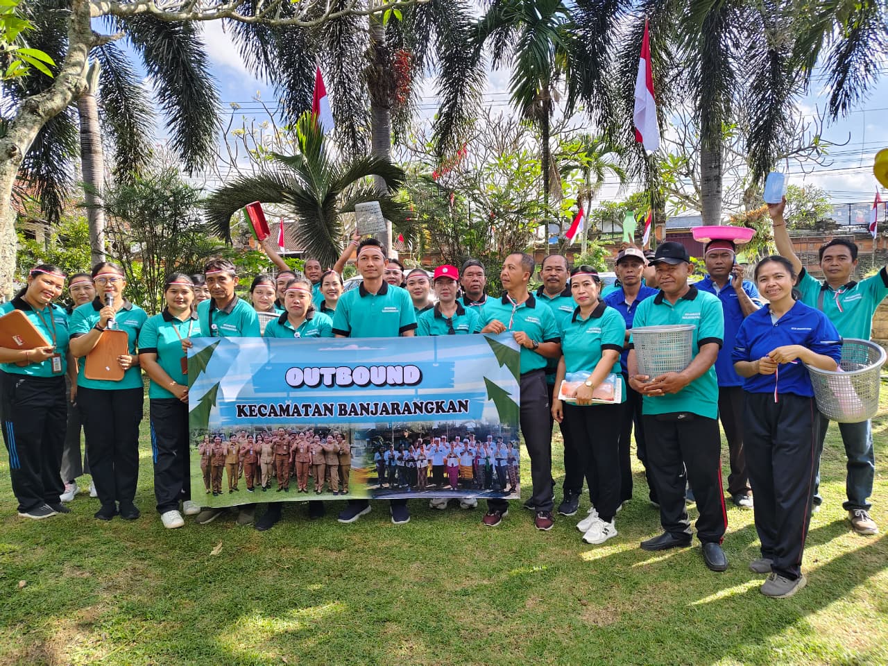 Kegiatan Outbound dan Aksi Lingkungan Kecamatan Banjarangkan