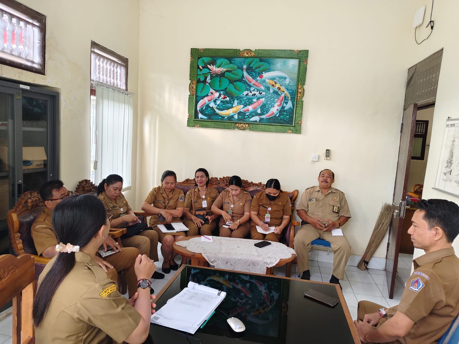 Rapat Persiapan Kegiatan Outbound di Kecamatan Banjarangkan